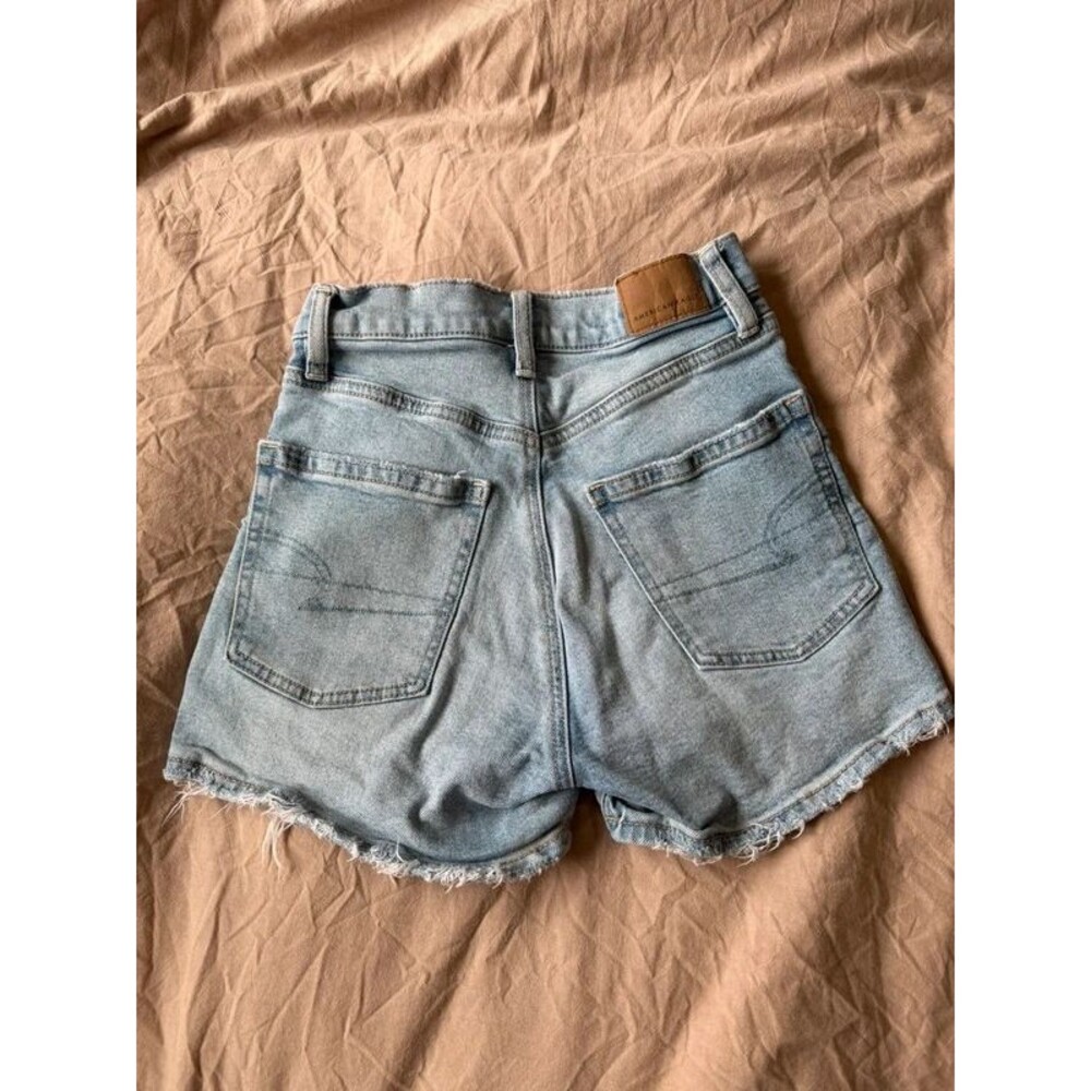 American Eagle Light Wash Denim Jean Shorts Size 000